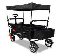 FUXTEC Bollerwagen FX-CT500 mit Sonnendach Schwarz