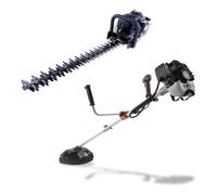 FUXTEC-Bundle Motorsense FX-MS125 & Benzin Heckenschere FX-MH126 Negro