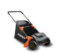 FUXTEC Carrito recogedor de Hojas y césped FX-LS52 • 530 mm Ancho de Trabajo • Altura Regulable 0-40 mm • Bolsa colectora 100 L • Diseño Ligero y ergonómico 6,5 kg
