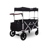 FUXTEC Carro plegable FX-CTL900 PREMIUM Negro, el original, Fux Family Collection, carro de jardín para el transporte de niños, playa, ciudad, bosque, tirar o empujar - capacidad de carga 75 kg