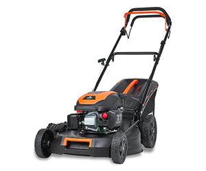 FUXTEC Cortacésped autopulsado de Gasolina FX-RM5170 • 4 CV • 51 cm | Motor 170 cm³ 4 tiempos • regulación 7 alturas • depósito 60 L • mulching • eje lateral • cortacésped 4 en 1