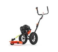FUXTEC Desbrozadora con Ruedas de Gasolina FX-FSR152 de 52cc y con 3 CV - diseñada para Grandes Superficies y para su Espalda. Recortadora Trimmer,Motor de Gasolina de 2 Tiempos