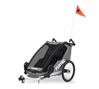 FUXTEC Fahrradanhänger Sportfux FX-FA1 Grau