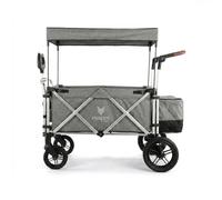 FUXTEC FX-CTL900 Premium Gris, Carrito Plegable Original para niños. Ideal jardín, Playa o Ciudad. Empuja o Tira. Carga hasta 75 kg.