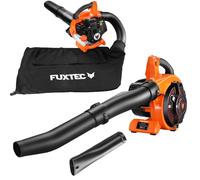 FUXTEC FX-LBS126 4in1 Laubsauger, Laubbläser, Laubhäcksler inkl. zwei Blasrohre Naranja