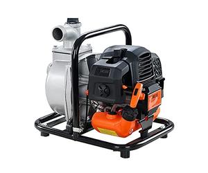 FUXTEC gasolina bomba de agua FX-WP143 con 8.000 l produción y max. Gartenpumpe Teichpumpe Förderhöhe 30 m