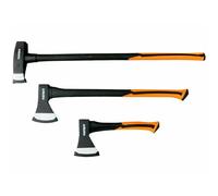 FUXTEC Juego de 3 hachas FX-AX3 • 36 cm • 69 cm • 91 cm | Hacha de 36 cm • hacha de 69 cm • hacha de corte de 91 cm • conjunto de 3 piezas para trabajos de leña