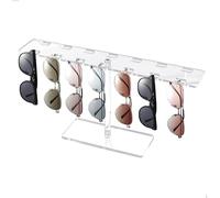 fuxunamz Organizador De Gafas De Sol, Porta Gafas Acrílico Con Capacidad para 14 Pares de Gafas, Apto para Oficinas, Dormitorios y Tiendas, Transparente