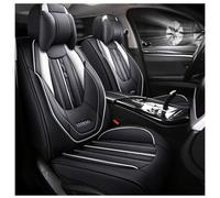 FUXZSV Las Fundas para Asientos de Coche Son adecuadas para Chevrolet Camaro Agile Adra Sonic Tracker Equinox Suburban City Express Impermeables/Cuero/Transpirable,En Blanco y Negro