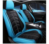 FUXZSV Las Fundas para Asientos de Coche Son adecuadas para Ford Edge S MAX Ecosport Explorer F-350 F-150 Territory Tourneo-Courier Super-Duty Escort Taurus Impermeables/Cuero/Transpirable,Azul