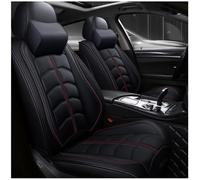 FUXZSV Las Fundas para Asientos de Coche Son adecuadas para Ford Edge S MAX Ecosport Explorer F-350 F-150 Territory Tourneo-Courier Super-Duty Escort Taurus Impermeables/Cuero/Transpirable,Negro