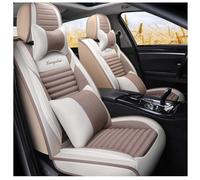 FUXZSV Las Fundas para Asientos de Coche Son adecuadas para Nissan Sunny/Stagea/Skyline Crossover/Skyline Sedan/Skyline Coupe/Sentra/Safari/Juke/Gloria Impermeables/Cuero/Transpirable,marrón café