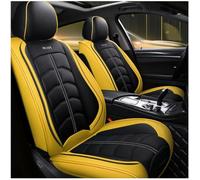 FUXZSV Las Fundas para Asientos de Coche Son adecuadas para Volvo V40/V50/V60/V70/V90/XC40/XC60/XC70/XC90 Impermeables/Cuero/Transpirable,Amarillo