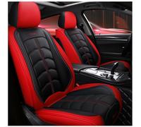 FUXZSV Las Fundas para Asientos de Coche Son adecuadas para Volvo V40/V50/V60/V70/V90/XC40/XC60/XC70/XC90 Impermeables/Cuero/Transpirable,Negro y Rojo