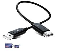 FUYAGLOW Adaptador HDMI inalámbrico, 98FT/30M, 1080P @60Hz - 2.4G/5G Dual Band HDMI Wireless para iOS/Android/Windows/MacOS via AirPlay/Miracast a HDTV/Monitor/Projector, Plug & Play