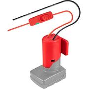 FUYGRCJ - Adaptador de batería aislado seguro, adaptador de rueda de alimentación, convertidor de batería portátil, conector de alimentación reutilizable con terminal y fusible compatible con batería