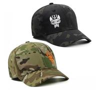 FUYIHCFB Juego de 2 Gorras de béisbol a Juego para Toda la Familia, Gorra de béisbol con Estampado de Camuflaje Seal Team, Gorras tácticas, Gorra para Caza/Correr/Pescar. (L,8)