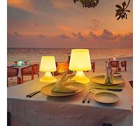 FUYO Lámpara de Noche Recargable con Control Remoto Lámpara de Mesa Inalámbrica Portátil Multicolor Lámpara de Mesa con Luz Nocturna LED para Niños Comedor Dormitorio Camping (Altura 26cm)