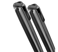 FUYRHP Escobillas limpiaparabrisas Delanteras Limpiaparabrisas De Coche Doble con Botón Pulsador Estrecho