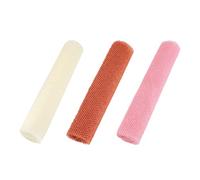 FUYTSUO 3 Piezas african exfoliating net, african net sponge, cepillo espalda ducha Suave y Ligeramente Á spera Que Se Adhiere Al Cuerpo Humano y Limpia y Exfolia Suavemente la Piel Al Mismo Tiempo