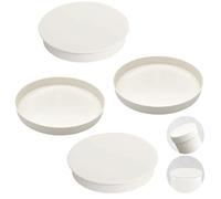 FUYTSUO 4 tapones de tubo de ventilación, cubierta para tubo de ventilación DN, tapón de manguito, cubierta de muelle, ideal para cerrar tubos de drenaje, cubierta de tubo de ventilación (11 cm, 4