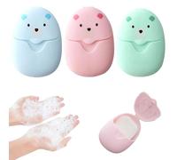 FUYTSUO Jabon en Escamas, Hojas de Jabón de Papel, Jabón de Papel Portátil, Ofrecen Una Cómoda Solución de Limpieza única para Viajes Al Aire Libre, Acampadas, Excursiones o Salidas Cotidianas