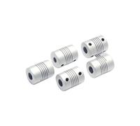 FUYUMIC 1 Pieza D19L25 Acoplamiento elástico de Aluminio Tornillo de bobinado Codificador de Motor Orificio Interior 2 mm 3 mm 4 mm 5 mm 6 mm 7 mm 8 mm 10 mm 3,175 6,35 mm(3.175x5)