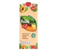 Fuze Tea bebida Té Negro Peach Hibiscus suave 1.5L