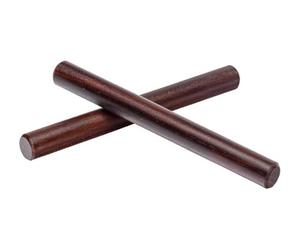 FUZEAU 70789 - Par de claves de madera Pao rosa - L. 14 cm Ø 1,5 cm - Primera percusión - a partir de 3 años