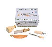 FUZEAU - 78321 - Caja de 5 appieles de madera natural - Para imitar el sonido de las aves del bajo patio - Ambiance Nature - A partir de 4 años