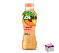 FuzeTea - Thé Glacé Pêche Intense - 12 x 40 cL