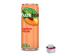 FuzeTea - Thé Glacé Pêche Intense - 24 x 33 cL