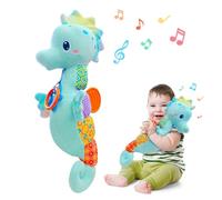 Fuzqq - Juguete musical para bebé de 0 a 6 meses, color brillante, papel ruidoso, diferentes texturas y sonajeros, juguete para recién nacidos de 0, 3, 6, 9, 12 meses