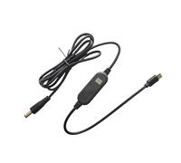 FUZYXIH Cable de alimentación USB C a DC5525 de 5 V a 12 V USB C a DC5525, función de visualización para pequeños electrodomésticos