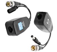 FUZYXIH Coaxial de alta velocidad a par trenzado compatible con sistemas AHD CVI TVI CVBS transmisión ABS diseño de carcasa multiformato transmisor señales de vigilancia