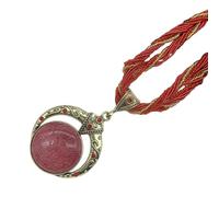 FUZYXIH Collar con llamativos diseños de perlas, adecuado para festivales de música y eventos casuales. Collar moderno para mujer, Einheitsgröße, como se describe, como se describe