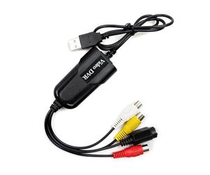 FUZYXIH Convertidor de vídeo USB 2.0, cable de tarjeta, grabación auditiva de un solo canal, USB2.0 para capturar señales y grabar componentes y hardware de ordenador