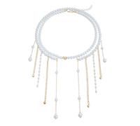 FUZYXIH De 2 collares bohemios ajustables con borlas multihebras y elegantes, accesorios de clavícula hechos a mano, ropa casual, joyería bohemia, Einheitsgröße, como se describe, como se describe
