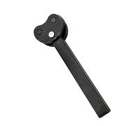 FUZYXIH Herramienta de moleteado lineal recto de doble extremo, herramienta de moleteado de doble rueda negra para mini torno, herramienta de moleteado de mano para mini torno