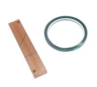 FUZYXIH Kit de empalme de cinta de 1/4 de 10 pulgadas y cinta de liderazgo con bobina abierta, bloques de metal para grabadora con bobina abierta