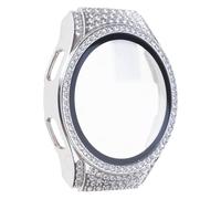FUZYXIH Marco de reloj parachoques reloj inteligente bisel de cristal carcasa carcasa con película endurecida para Watch Active 2 40 mm/44 mm Smartwatch Accesorios