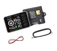 FUZYXIH Pantalla a color precisa Coulomb Medidor de monitoreo de batería con voltaje, corriente, potencia y capacidad indicadora, contador de circuitos para batería