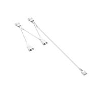 FUZYXIH Quiet - Cable alargador de ventilador ajustable de 4 pines, cable divisor de ventilador de 4 pines, extensión de 30 cm