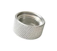 FUZYXIH Tuerca de aluminio de cabeza esférica de 17 mm, tuerca de fijación para soporte de teléfono de coche, soporte de tableta y soporte magnético, fijación para teléfono de coche