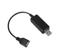 FUZYXIH USB a 5, 2 V, 7, 4 V, 9, 2 V, voltajes ajustables, cable de alimentación, cable de alimentación, reemplazo para bloqueo de huellas dactilares, router de red, bloqueo de huellas dactilares