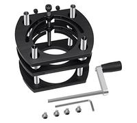 Fuzzbat Elevador de enrutador mejorado para motores de 65 mm de diámetro, base de elevación de placa de enrutador de carpintería, color negro