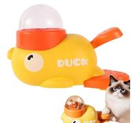 Fuzzibud Alimentador De Juguete for Gatos, Interactivo con Forma De Pato Amarillo, Rompecabezas for Perros, Alimentador Lento, Estimulación Mental for Acabar con El Aburrimiento