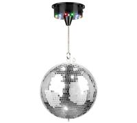 Bola de Espejos 30cm con Motor y Luz LED (MB30ML) - FUZZIX