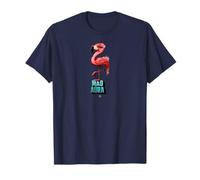 Fuzzy Flamingo Mad Aura Calma Actitud frío Vibraciones Camiseta