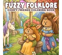 Fuzzy Folklore Coloring Book: Fantasy Adventure Coloring Pages with Fuzzy Friends, Magical Moments, StoryPages Worlds for Teens and Adults Stress Relief